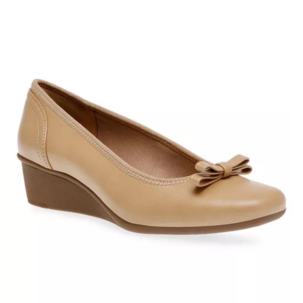 Anne Klein Wales Ballet Wedge Pumps